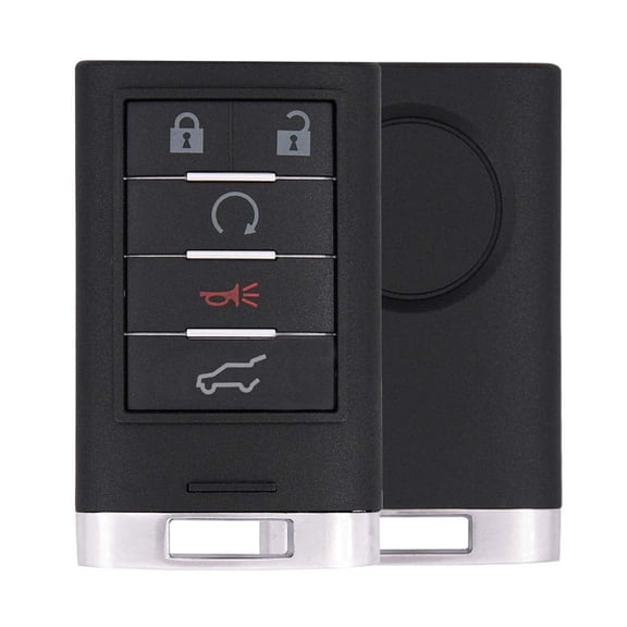 AKS KEYS New Replacement Smart Key Fob for Cadillac SRX 2010 - 2015 5B FCC# NBG009768T (2 Pack)