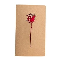 geerera 1Pcs Mother's Day Blank Cards and Greeting envelopes,Paper Carved Flowers Festival Gift,Thank You Notes With Envelopes Set for Mother's Day,Wedding,Birthday,Christmas