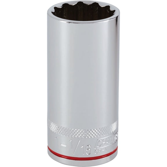 Channellock Products 1/2 Drive 1-1/16 12-Point Deep Standard Socket