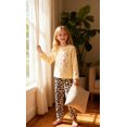 thumbnail image 2 of Aideaone Girls Fleece Pajamas Set Kids Soft Flannel Winter Pjs 2 Piece Size 7-14, 2 of 9