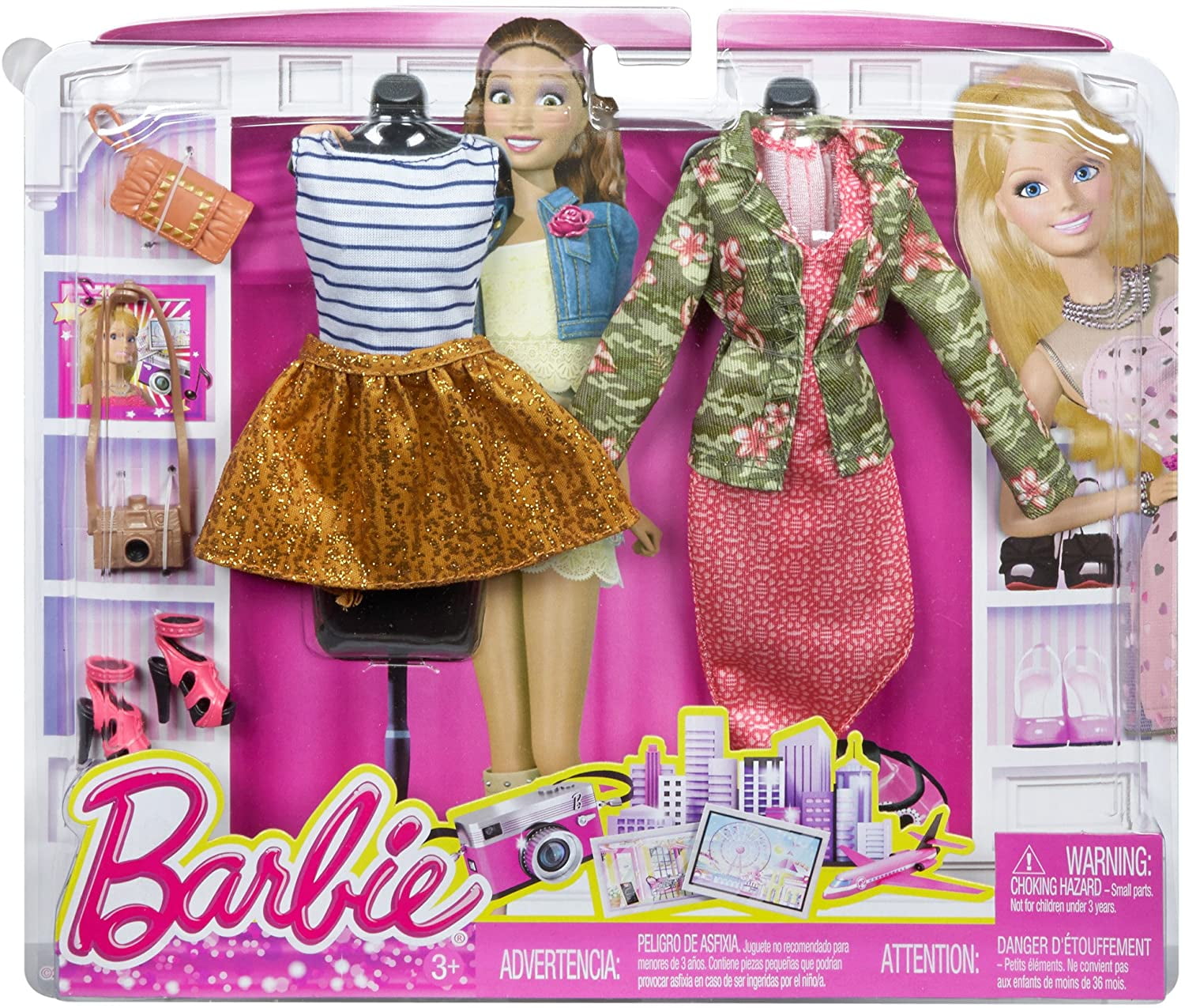 DWD70 Sightseeing Barbie Fashion Accessory Pack