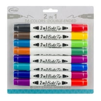 The Board Dudes, BDUCXY73, 2-in-1 Bold Tip Dry Erase Markers, 8 / Pack