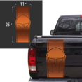 thumbnail image 2 of Spartan Helmet Decal Gladiator Sticker Truck Tailgate Vinyl Decal Compatible with Most Pickup Trucks Rear Graphic (11" x 25", Copper (Metallic)), 2 of 8