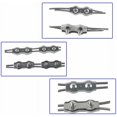 thumbnail image 5 of Clips para bridas de cable dúplex M2, abrazaderas de cable dúplex de acero inoxidable 304 para tendederos de cuerda de alambre, toldos colgantes para patio, fijos, 8 unidades, 5 of 5