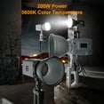 thumbnail image 2 of Photography Lamp,Video 200w Power Bead 12 Scene Temperature With Cob 200w Power 5600k Handheld Led Video 5600k Color Temperature Led Camera Ynlux200 Led Video 200w Power 5600k Color Live, 2 of 7