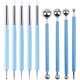thumbnail image 1 of Herramienta de cerámica, kit de cerámica de 9 piezas, herramientas de modelado para esculpir, accesorios de arcilla para arcilla, cerámica, arte de bricolaje, incluye bolígrafos de silicona, herramien JFHHH pequeña, 1 of 4