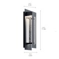 thumbnail image 5 of 49945BKTLED Kichler Lighting River Path - 7.5W 1 LED Medium Outdoor Wall Lantern - 5.5 inches wide-Textured Black Finish, 5 of 5