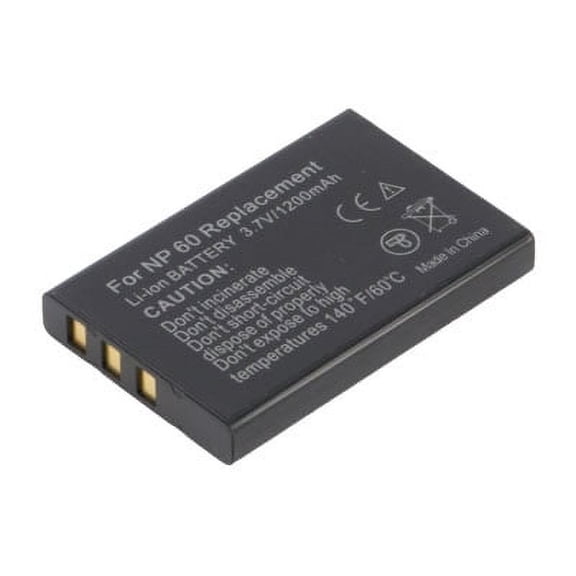 Battpit: Digital Camera Battery Replacement for Pentax Optio 330RS (1150 mAh) Fuji NP-60 3.6 Volt Li-ion Digital Camera Battery