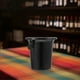 thumbnail image 2 of 2 escupideras redondas de doble asa para vino, de plástico, para cata de vino, cubo de hielo, accesorios (negro), 2 of 6