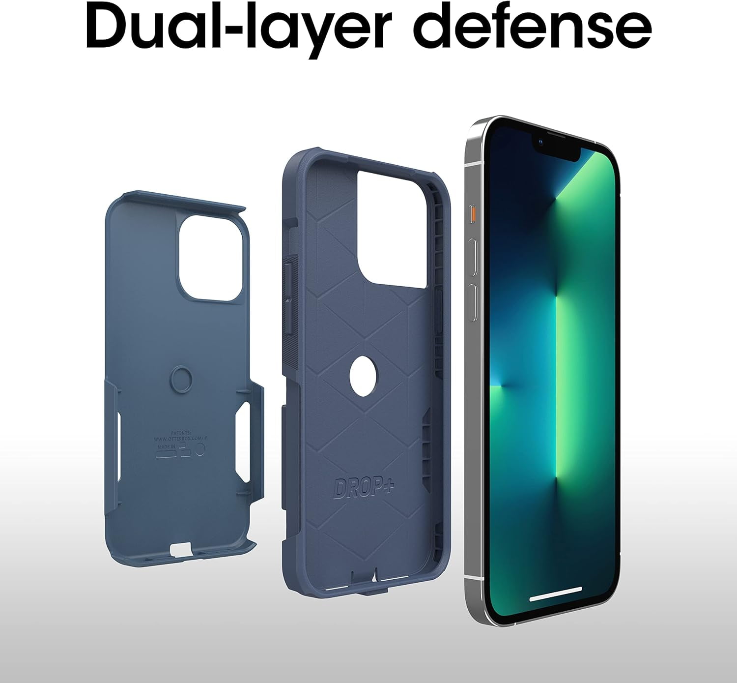 OtterBox Commuter Series Case for Apple iPhone 13 Pro, Rock Skip Way