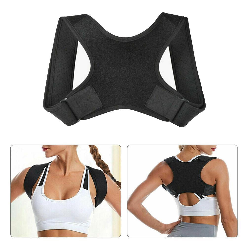 Posture Corrector Men Support Back Shoulder Pro Brace Belt Adjustable Women Kids K4D4
