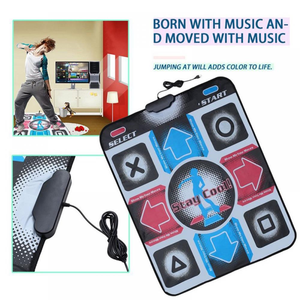 Amazing Fashion Dance Pad, Dancing Mat for Dance Dance Revolution (DDR) Non-Slip Sensitive USB Dance Blanket for PC Laptop Video Game - image 1 of 8