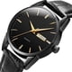 thumbnail image 1 of Reloj de pulsera de cuarzo de negocios con correa de cuero PU resistente al agua de 30 M para hombre con calendario de doble pantalla y fecha Monstrate EL0319-03B, 1 of 2
