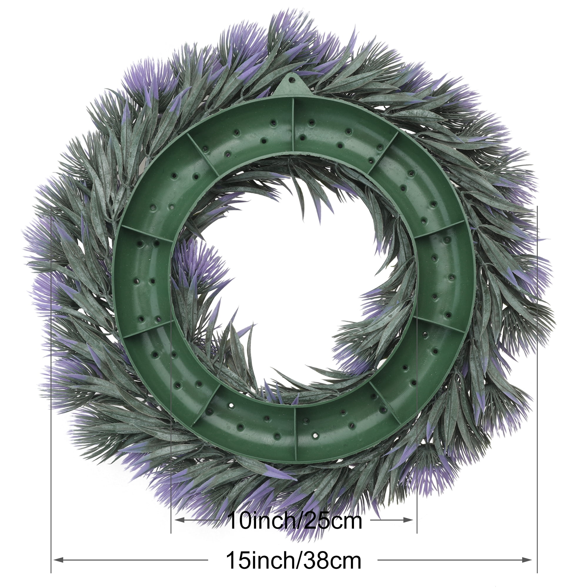 Unique Bargains Front Door Wreaths Artificial Farmhouse Wreaths All Seasons Decor Purple