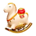 thumbnail image 2 of Figura de caballo mecedor, escultura animal, recuerdo artístico, adorno de mesa para blanco, 2 of 8