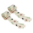thumbnail image 5 of Dekaim 2 Adornos De Encaje De Flores 3D, 2 Yardas De Largo Y 2,6 Pulgadas De Ancho, Estilo Retro, Diseño De Flores, Adornos De Encaje De Organza, Para Ropa De Faja De Vestir, 5 of 5