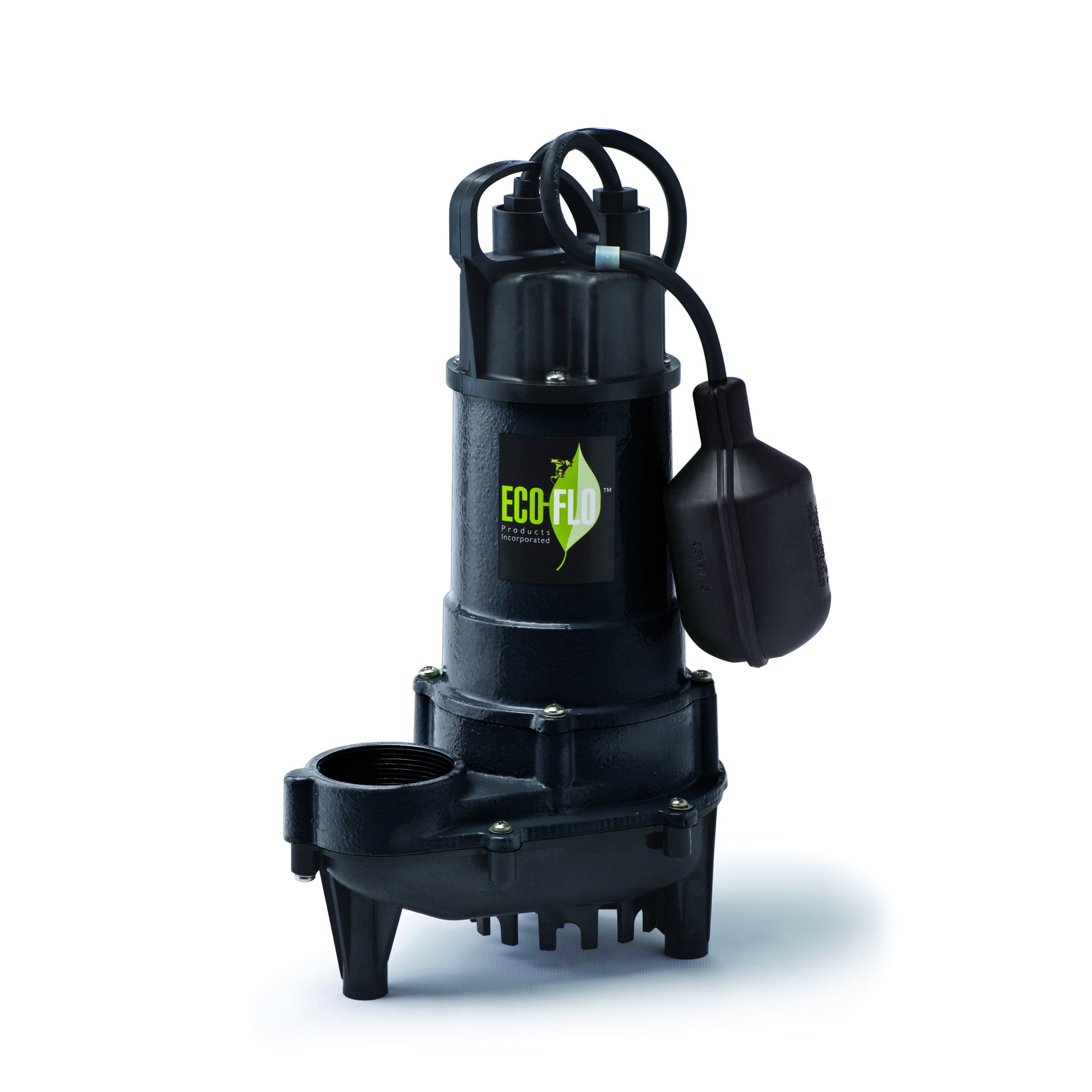 EcoFlo ECD75W Cast Iron Submersible 3/4 HP 6300 GPH Sump Pump with Wide Angle Switch Walmart