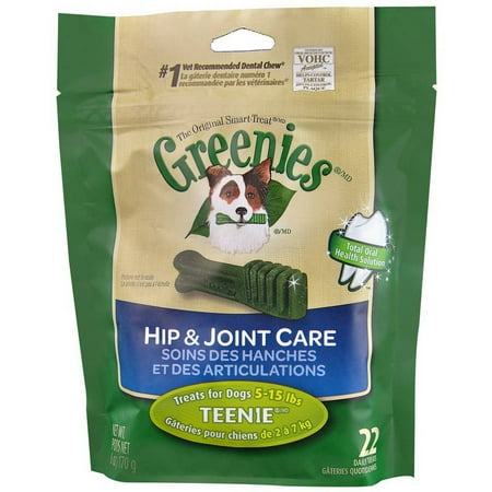 Greenies Hip and Joint Care Canine Dental Chews Teenie, 6 oz