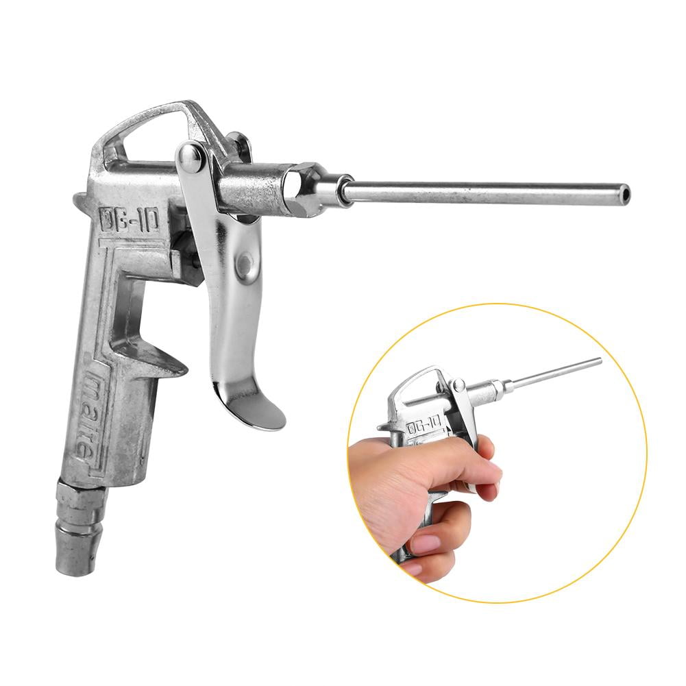 Antirust Alloy Air Blow Gun Clean Set Trigger Tool Compressed Duster With Nozzle 
