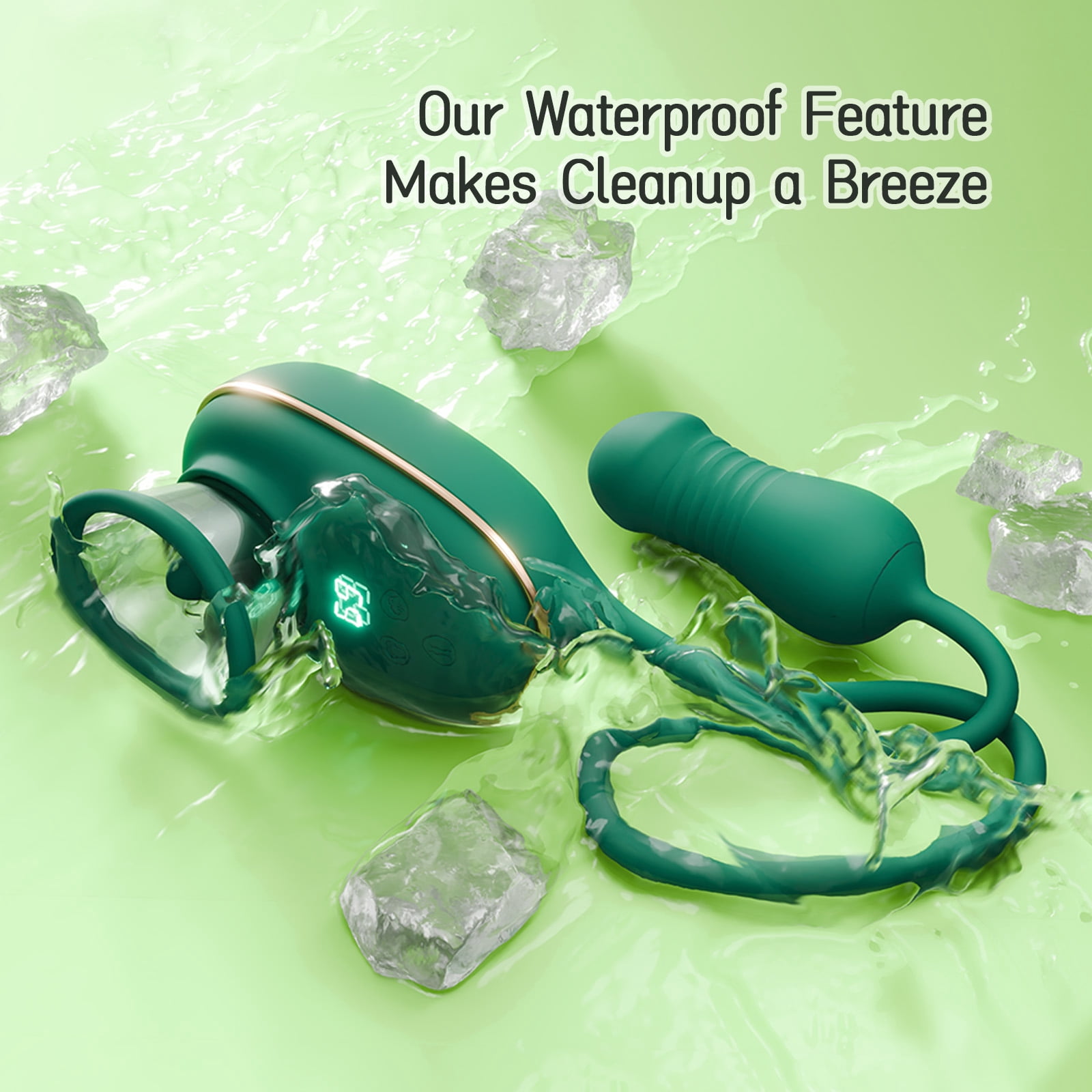 G Spot Vibrator Adult Sex Toys for Women, KERERO Sucking Vibrator with 9 Tongue Licking & 3 Sucking Patterns, 9 Thrusting Women Sex Toy Dildo Vibrator Adult Toy,Green