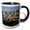 Black/White, variant on 3drose, Oregon, Portland. Fremont Bridge Over Willamette River., 11oz Mug