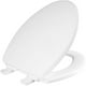 thumbnail image 1 of Asiento de inodoro Bemis Ashland, algodón, blanco, cierre lento, alargado, 1 of 8