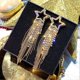thumbnail image 2 of Pendientes colgantes con borlas y diamantes de imitación en forma de estrella, largos, para uso diario, joyas, dorados, 2 of 4