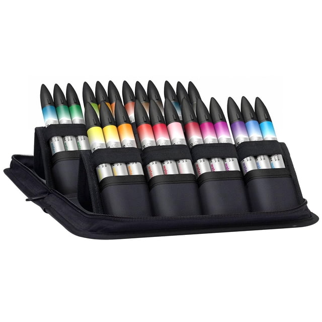 Winsor & Newton Promarker Acuarela 24 unidades (paquete de 1) Colección básica