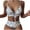 White, variant on HomeGardon Bestselling Bikini,Swimsuits for Women Women Bikini Solid Splicing Two-piece Swimwear Swimsuit Beachwear Set,S-XL