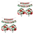 thumbnail image 1 of Transemion Christmas Balloon Decor Unique Patterns For Festive Vibes Christmas Decoration Party Decoration Christmas Banner multicolor 1 Banner+20 Balloons 2Set, 1 of 6