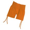 thumbnail image 2 of Workout Yoga Shorts, Elastic Sports Shorts Soft Drawstring High Waisted Seamless  For Girls For Gym, 2 of 8