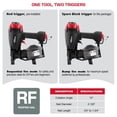 thumbnail image 2 of Hyper Tough 15-degree 1-3/4-inch Pneumatic Coil Roofing Nailer, Air Powered Roofing Nail Gun, 2 of 9