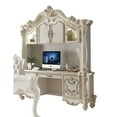 thumbnail image 4 of ACME Versailles Executive Computer Desk w/Hutch, Bone White, 4 of 4