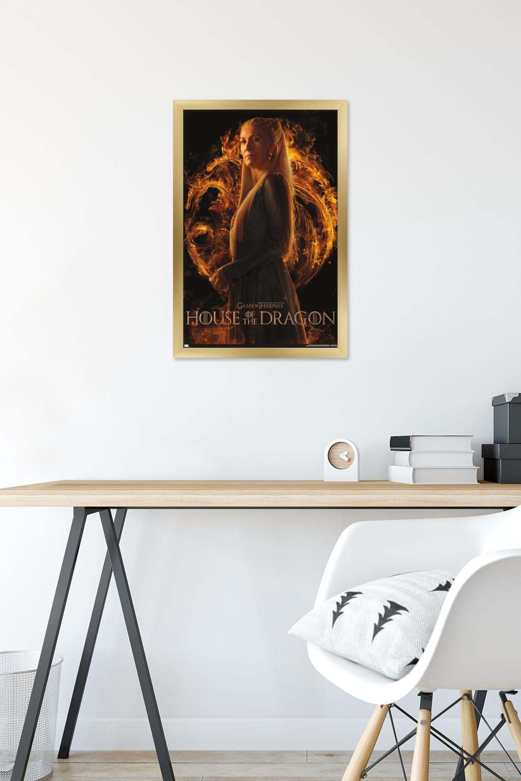 House of the Dragon - Rhaenys One Sheet Wall Poster, 14.725" x 22.375" Framed
