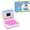 Pink, variant on Pink Pink Mini Simulated Laptop Toy Led Display Early Learning Educational Music Computer For Kids