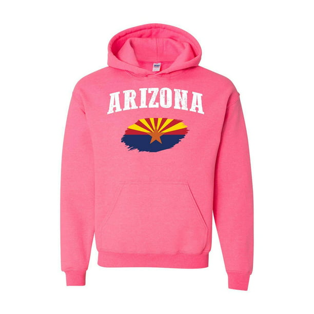Mom's Favorite - Unisex Arizona State Flag Hoodie Sweatshirt - Walmart ...