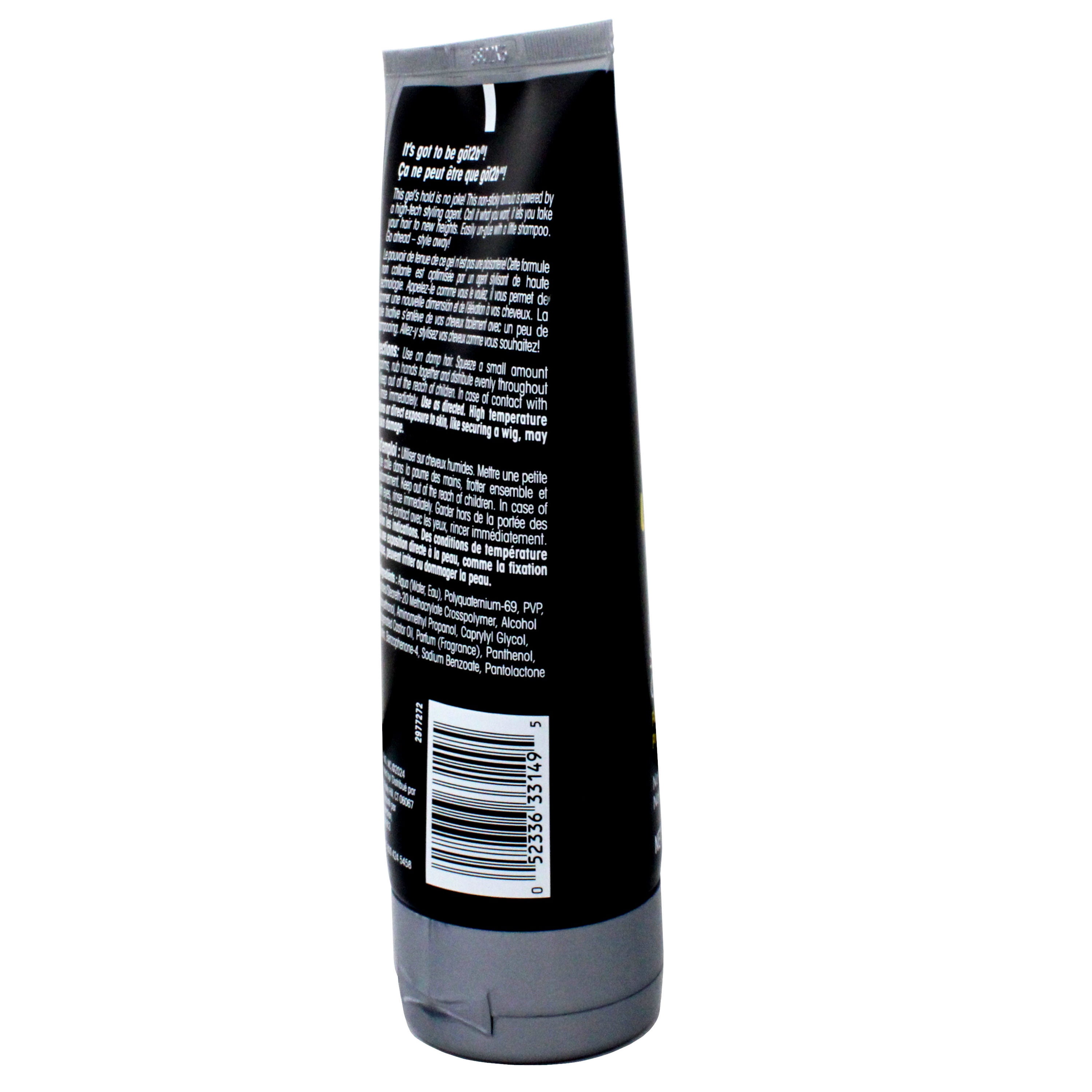 got2b Ultra Glued Invincible Styling Hair Gel, Extra Strong Hold for Men & Women, 6 oz