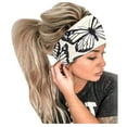 Women Print Headband Elastic Head Wrap Hair Band Bandana Headband