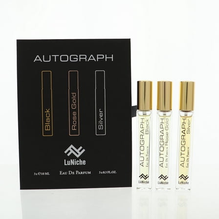 Autograph Discovery Set 0.3 Black Eau De Parfum Spray by Luniche Gift Set for Unisex