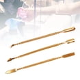 thumbnail image 3 of Quitauñas Pusher Acero Inoxidable Limpiador para Manicura y Pedicura Chica grande dorado Yuyangstore Empujador removedor de uñas, 3 of 8