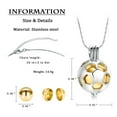 thumbnail image 3 of Personalize Football Urn Lockets for Human Ashes Pet Ashes Men Women Stainless Steel Chain Link Bracelet Cremation Jewelry For Ashes Funeral Urn Bracelet for Ashes Holder, 3 of 7