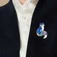 thumbnail image 6 of Stylish Rhinestones Foxes Brooch for Banquets and Weddings Lapel Pin Ornament Backpack and Jackets Decoration, 6 of 9