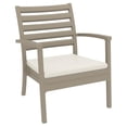 thumbnail image 2 of Compamia Fauteuil Club Artemis TG Taupe, 2 of 9