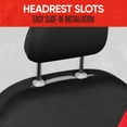 thumbnail image 6 of Motor Trend SpillGuard Seat Covers for Cars Trucks SUV ‚ Waterproof Car Seat Covers with Neoprene Lining, Automotive Seat Cover Set for Front Seats, Interior Car Accessories(Red), 6 of 8