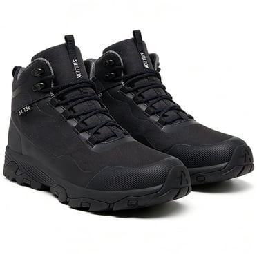 COM STAR Men Hiking Boots Breathable Outdoors Mid Ankle Walking Shoes Lightweight Mountaineering Shoes  for Trekking, Camping