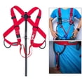 thumbnail image 3 of Arnés de seguridad para escalada en roca Sunnimix Correas de hombro Fajas Cinturón fijo en el pecho Estilo, 3 of 8