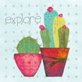 thumbnail image 2 of Gango Home Decor Contemporary Southwest Cactus I & II by Courtney Prahl (Printed on Paper); Two 16x16in Fine Art Paper Giclee Prints, 2 of 5