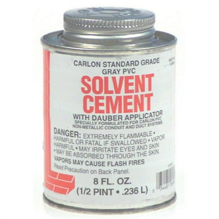 Carlon VC9924-24 Standard Electrical Cement, 8 oz, Gray Liquid