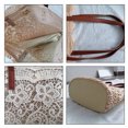 thumbnail image 2 of Bolsa De Hombro Bolso de mano para mujer, bonito bolso coreano Mori de encaje para axilas, bolso de compras tipo cubo Tmvgtek Para Estrenar, 2 of 3