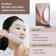thumbnail image 4 of Mascarilla Mediheal, crema de colágeno con retinol, lifting y antienvejecimiento, 10 veces, 4 of 9